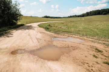 rural roads, rural village landscape