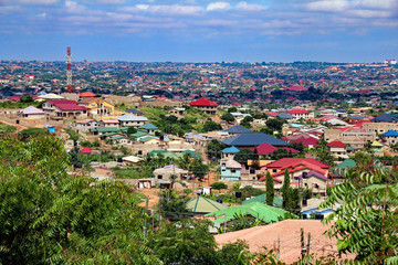 Fototapeta na wymiar view over Accra, Ghana
