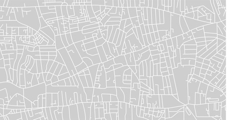 Gray city map. Street plan. Vector illustration