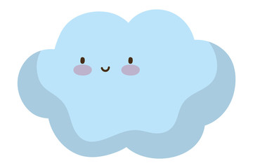 Isolated cloud cartoon vector design