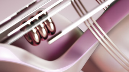 Beautiful abstraction background minimalism. 3d illustration, 3d rendering.