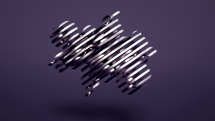 Beautiful abstraction background minimalism. 3d illustration, 3d rendering.