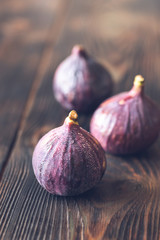 Fresh figs on the table