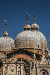 Obraz premium Views of streets and canals in Venice Italy