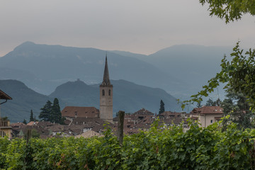 Fototapeta premium Kaltern in South Tyrol, Italy