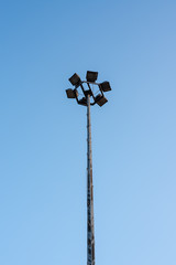 large street lighting pole