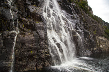 Obraz premium Lysefjord views from the cruise, in Stavenger, Norway