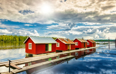 The Fetsund Booms are a Norwegian national cultural heritage monument, log driving museum,and...