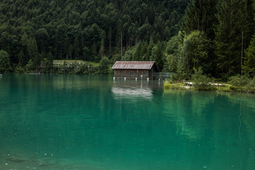 Fototapeta na wymiar Cabin on a lake