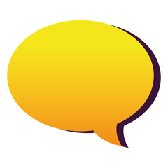 Communication bubble design vector illustration