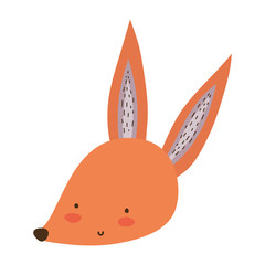 Fox cartoon vector design vector illustration