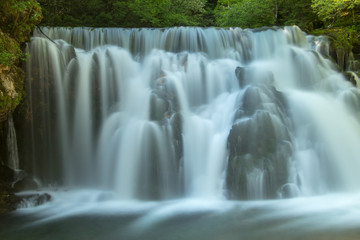 Fototapeta premium beautifull Waterfall of spring Bistrica