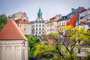 Old town in Lublin, Poland - obrazy, fototapety, plakaty