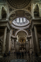 Fototapeta premium The Pantheon in the latin quarter in Paris, France