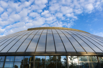 modern around roof of building