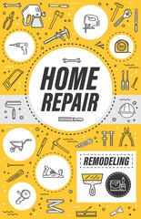 House remodeling service, home repair tools