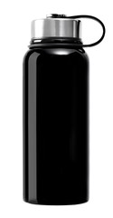 Black thermos bottle