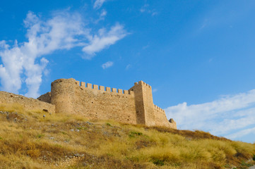 Fototapeta na wymiar Larissa fortress on the hill
