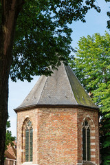 Fototapeta premium Small English church in Middelburg, The Netherlands