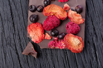 Handmade chocolate bar