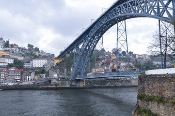Fototapeta premium Dom Luis Bridge in Porto, Portugal