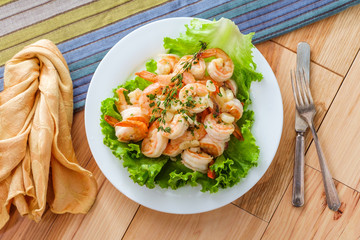 Portuguese Garlic Shrimp