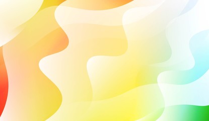 Wave Abstract Background. For Your Design Wallpaper, Presentation, Banner, Flyer, Cover Page, Landing Page. Vector Illustration with Color Gradient.
