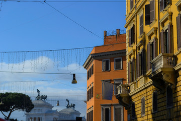 Edificios arquitectura Roma Italia cielo dia soleado