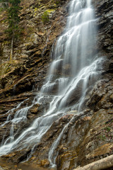 Fototapeta na wymiar Scorus waterfall, Valcea county, Romania