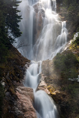 Cailor waterfall, Maramures county, Romania 