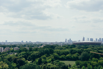 Fototapeta na wymiar Warsaw