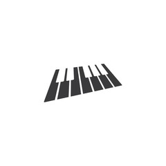 Piano icon vector ilustration