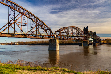 Obraz premium Clinton Presidential Park Bridge 