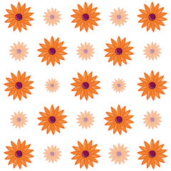 Flowers background vector design vector illustration