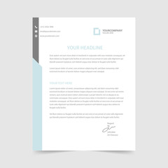 letterhead design template vector collection