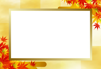 Obraz premium もみじのフレーム