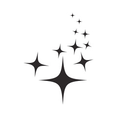 sparkle icon vector design template