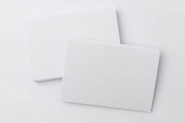Mockup Photo Business Card on white background