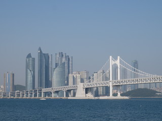 Fototapeta na wymiar Busan Skyline in Korea