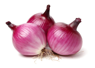 Fototapeta premium Red onion isolated on white background 