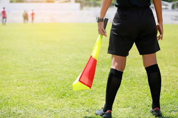 football referee assistant football match