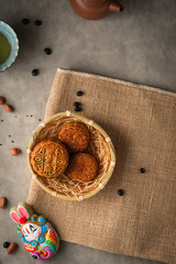Chinese traditional festival Mid-Autumn Festival delicious mooncakes