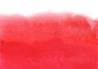 Adstract fresh red watercolor hand painting background for decoration on valentine's festival, Christmas holiday events and horrible concept artwork design.