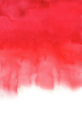 Adstract fresh red watercolor hand painting background for decoration on valentine's festival, Christmas holiday events and horrible concept artwork design.