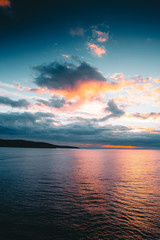 Waves and Cliff Landscape
