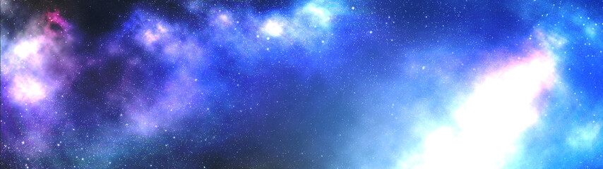 Constellation Stars in the Universe Galaxy Background