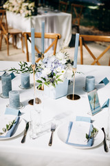 Amazing wedding table decoration and design