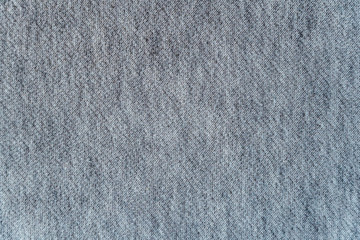 Close up gray clothes or fabric background and texture.