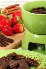 Chocolate Strawberry Fondue