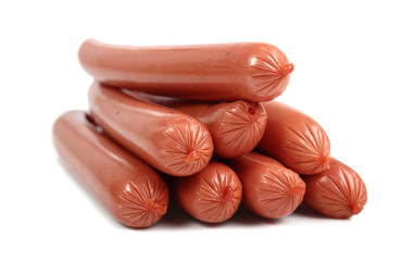sausage isolated on white background
